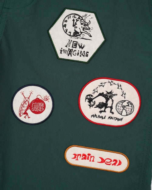 Nylon Baggy Climber Short - Forest Green 2