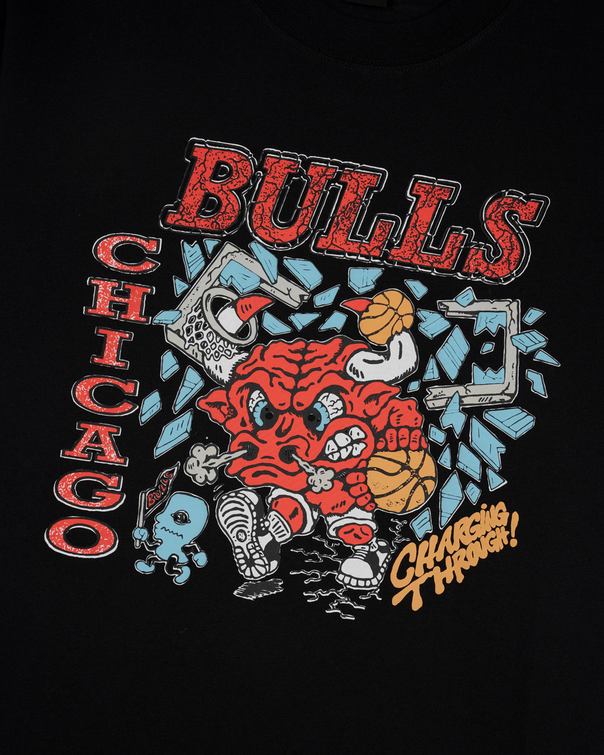Brain Dead x NBA Chicago Bulls T-shirt - Black 3