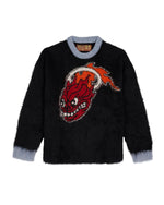 Brain Dead x NBA Miami Heat Alpaca Sweater - Black 1