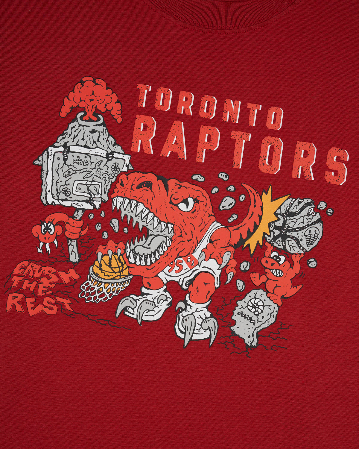 Brain Dead x NBA Toronto Raptors T-shirt - Red 3