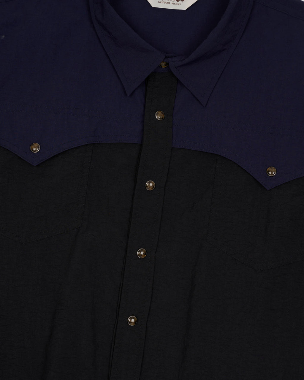 Nylon Western Shirt - Black 3
