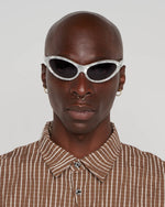 Bug Post Modern Primitive Eye Protection - Silver Pearl 5