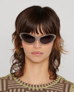 Bug Post Modern Primitive Eye Protection - Silver Sparkle 3