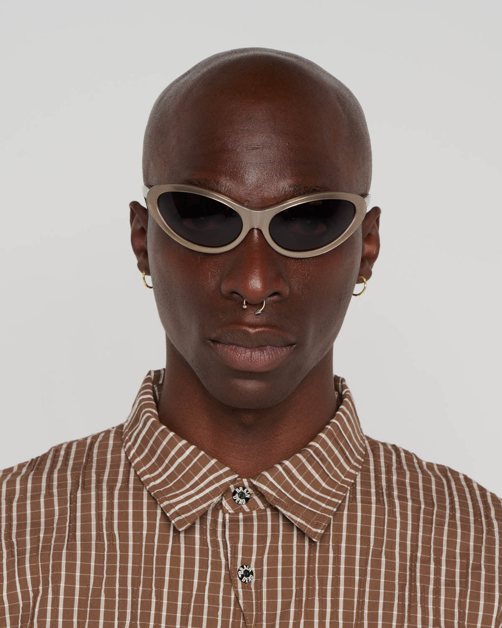 Bug Post Modern Primitive Eye Protection - Silver Sparkle 5