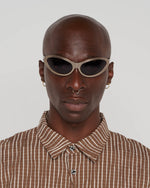 Bug Post Modern Primitive Eye Protection - Silver Sparkle 5