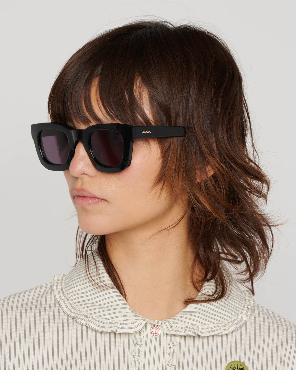 Elia Post Modern Primitive Eye Protection - Black Sparkle 2