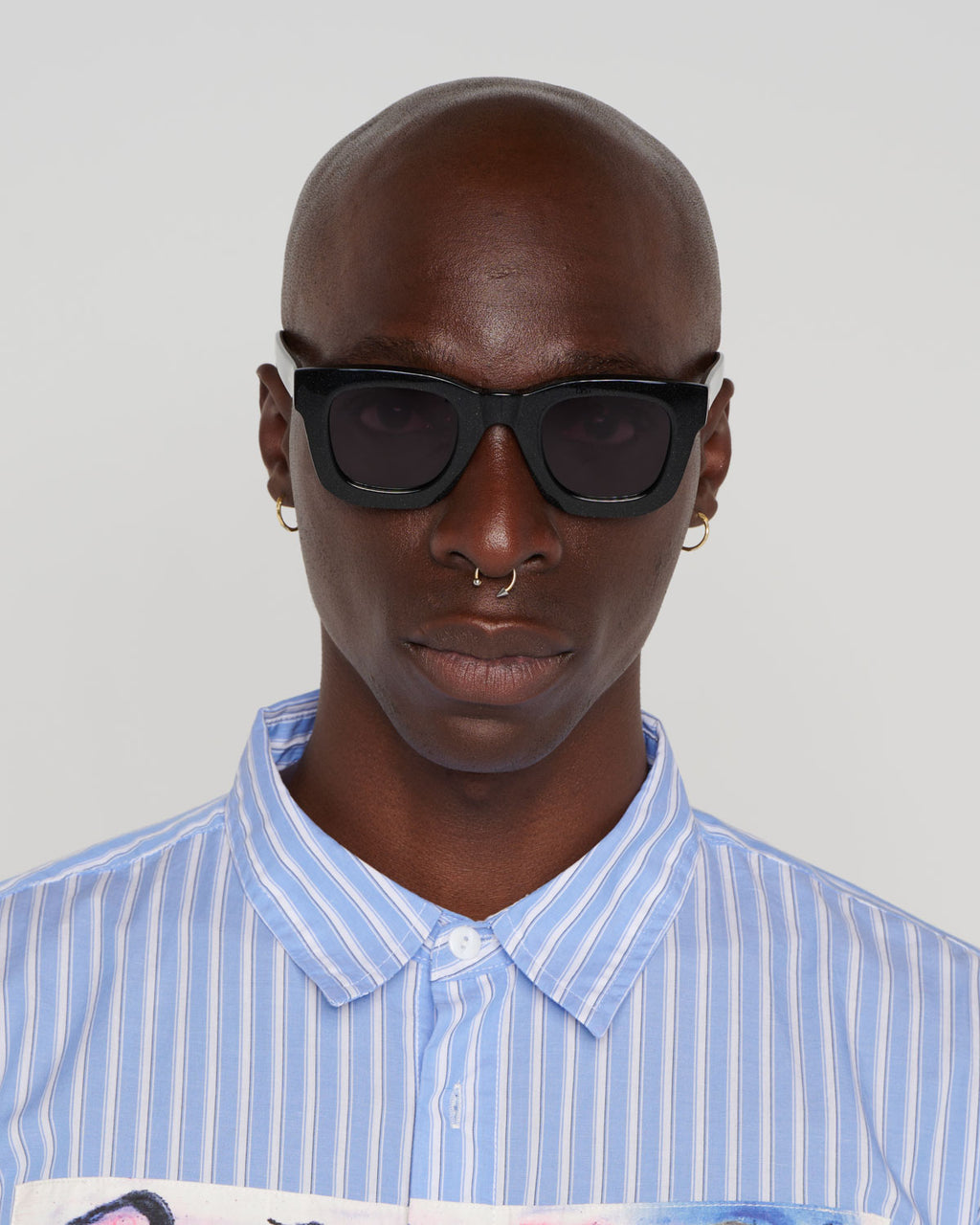 Elia Post Modern Primitive Eye Protection - Black Sparkle 5