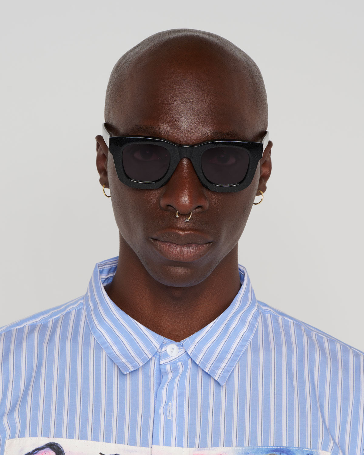 Elia Post Modern Primitive Eye Protection - Black Sparkle 5