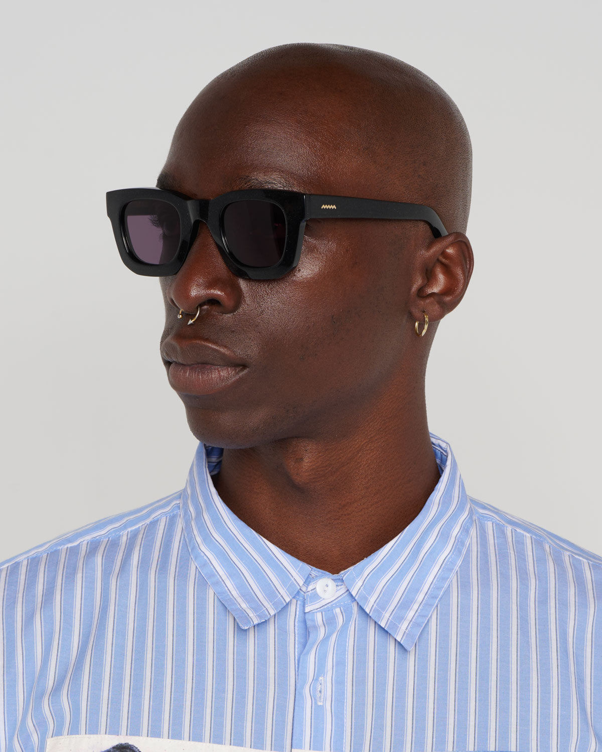 Elia Post Modern Primitive Eye Protection - Black Sparkle 4