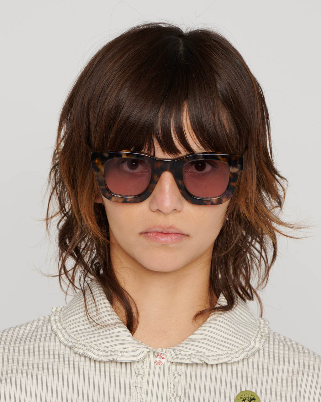 Elia Post Modern Primitive Eye Protection - Brown Tortoise 3