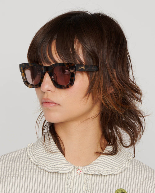 Elia Post Modern Primitive Eye Protection - Brown Tortoise 2