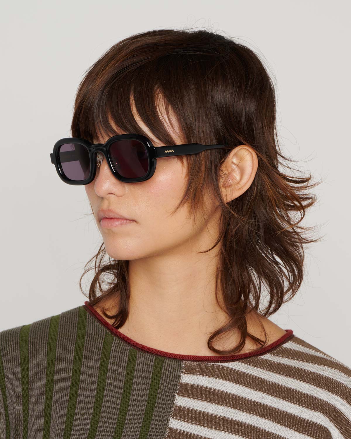 Newman Post Modern Primitive Eye Protection - Black/Black – Brain Dead