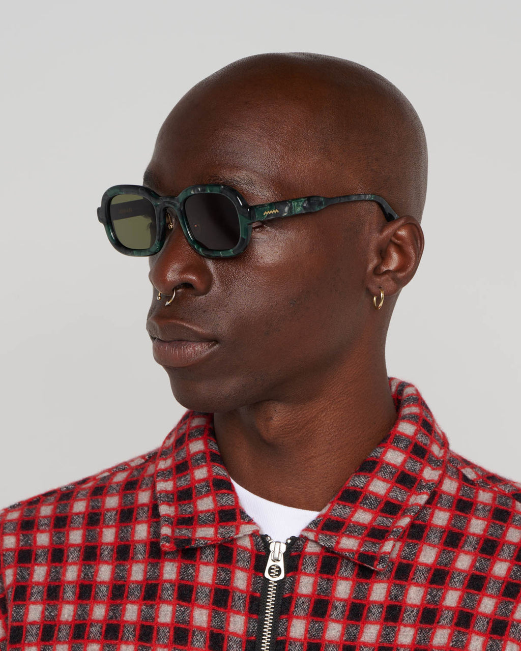 Newman Post Modern Primitive Eye Protection - Green Pearl 4