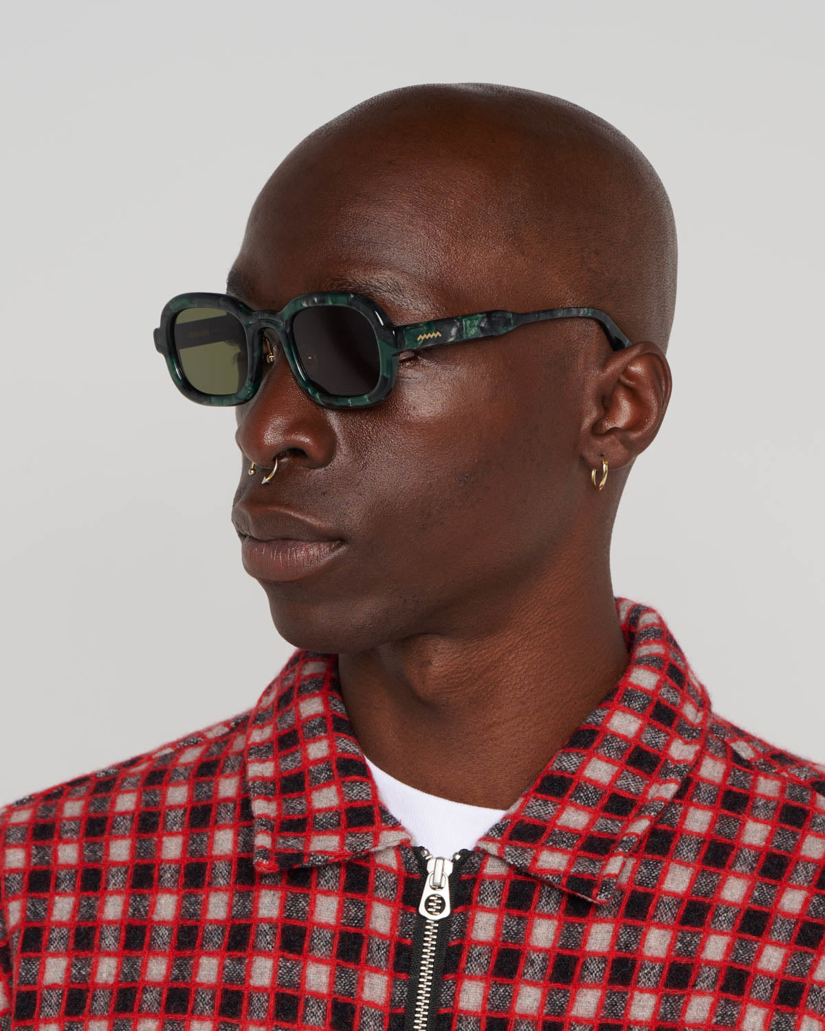 Newman Post Modern Primitive Eye Protection - Green Pearl 4