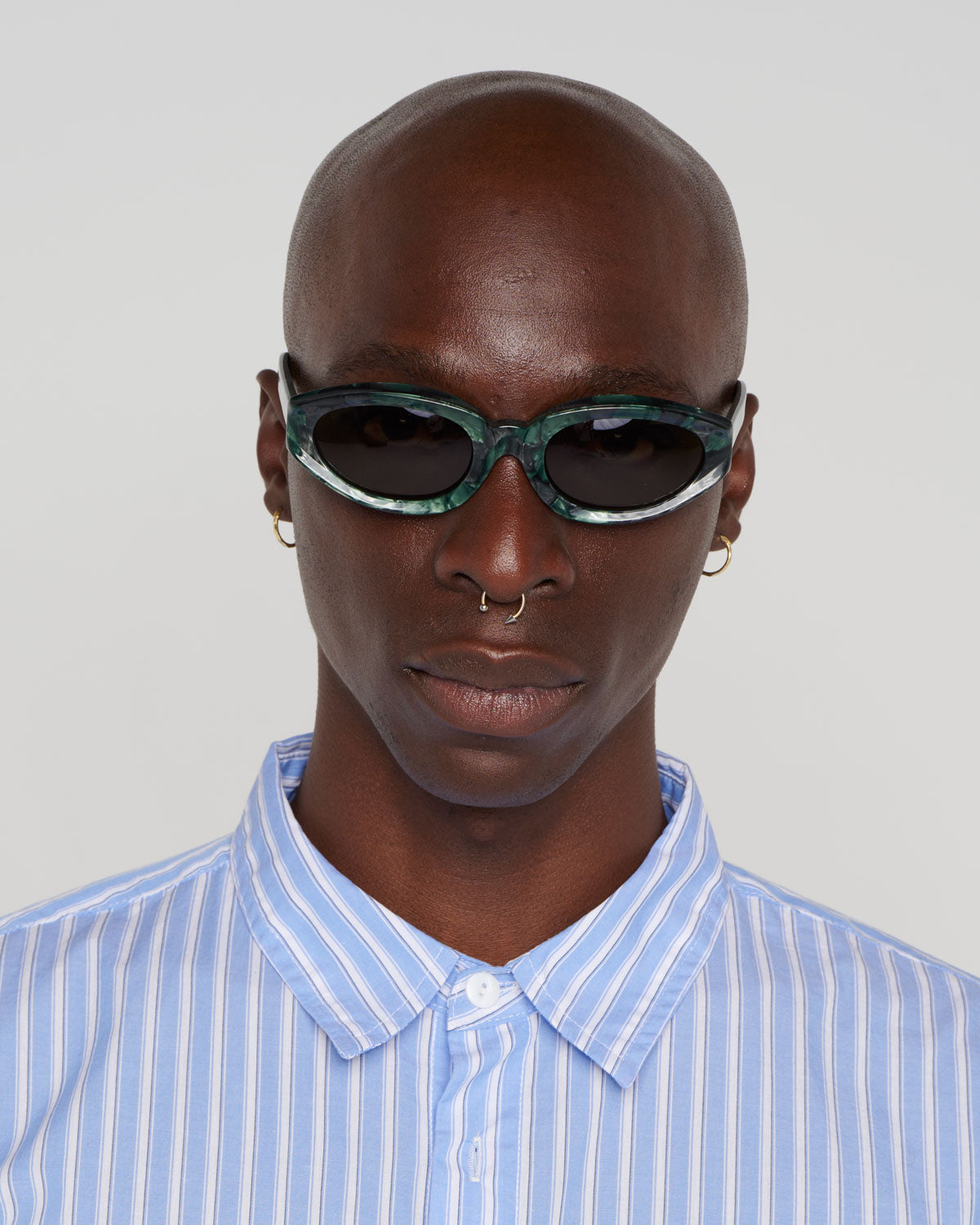 Shyne Post Modern Primitive Eye Protection - Green Pearl 5