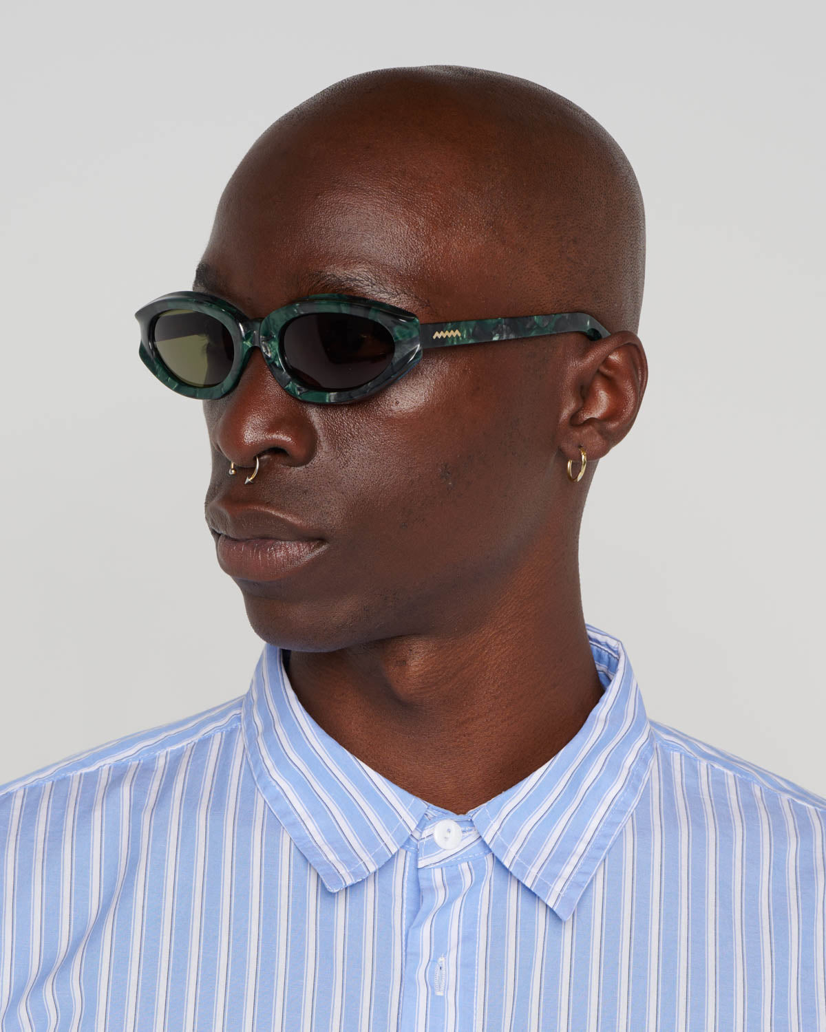 Shyne Post Modern Primitive Eye Protection - Green Pearl 4