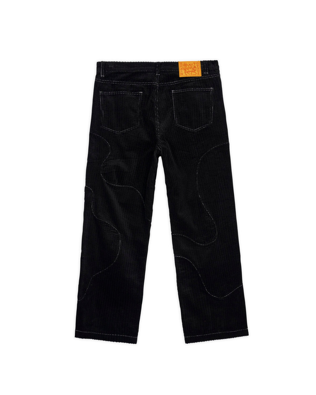 Organic Paneled Corduroy Pant - Black 2