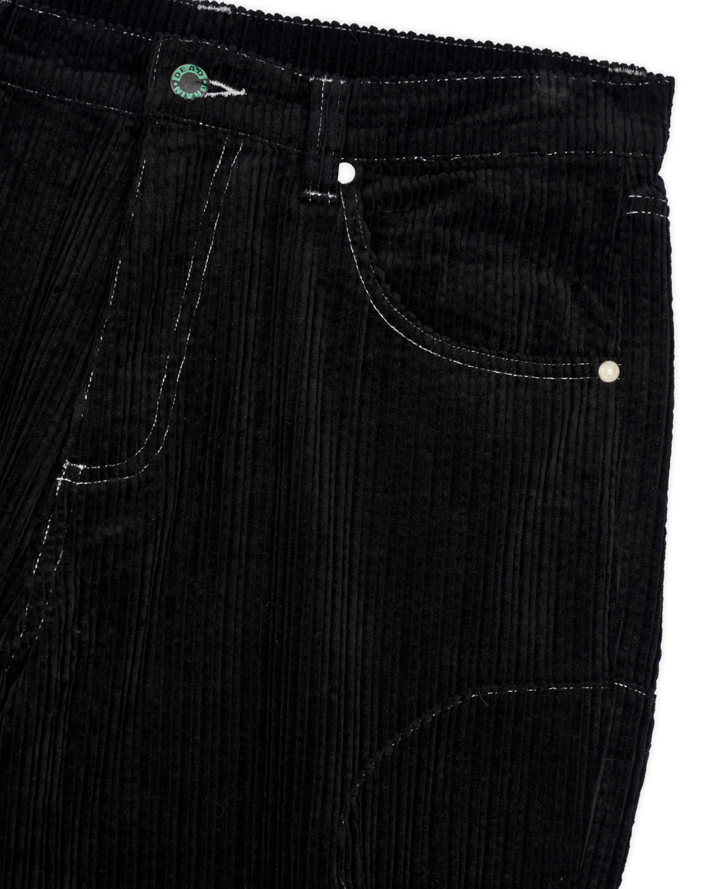 Organic Paneled Corduroy Pant - Black 3