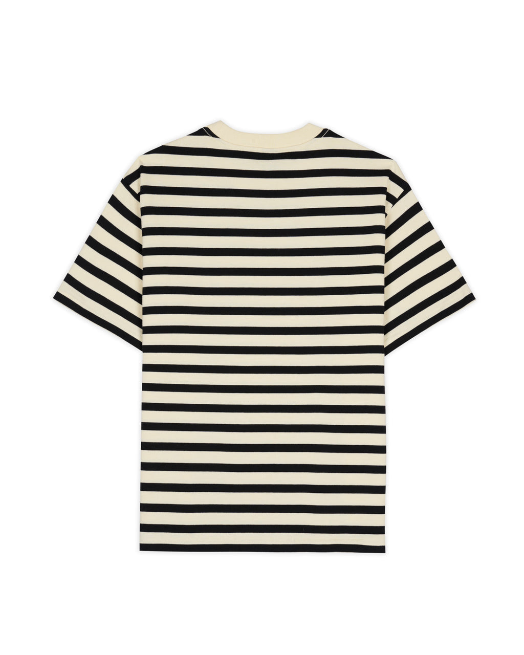 Organic Striped T-shirt - Black 2