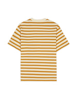 Organic Striped T-shirt - Gold 2