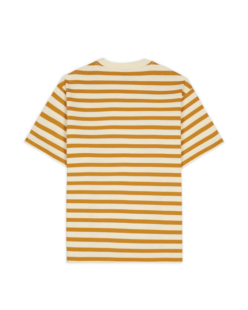 Organic Striped T-shirt - Gold 2