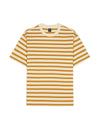 Organic Striped T-shirt - Gold