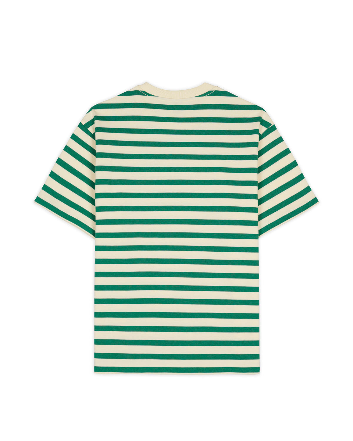 Organic Striped T-shirt - Light Green – Brain Dead