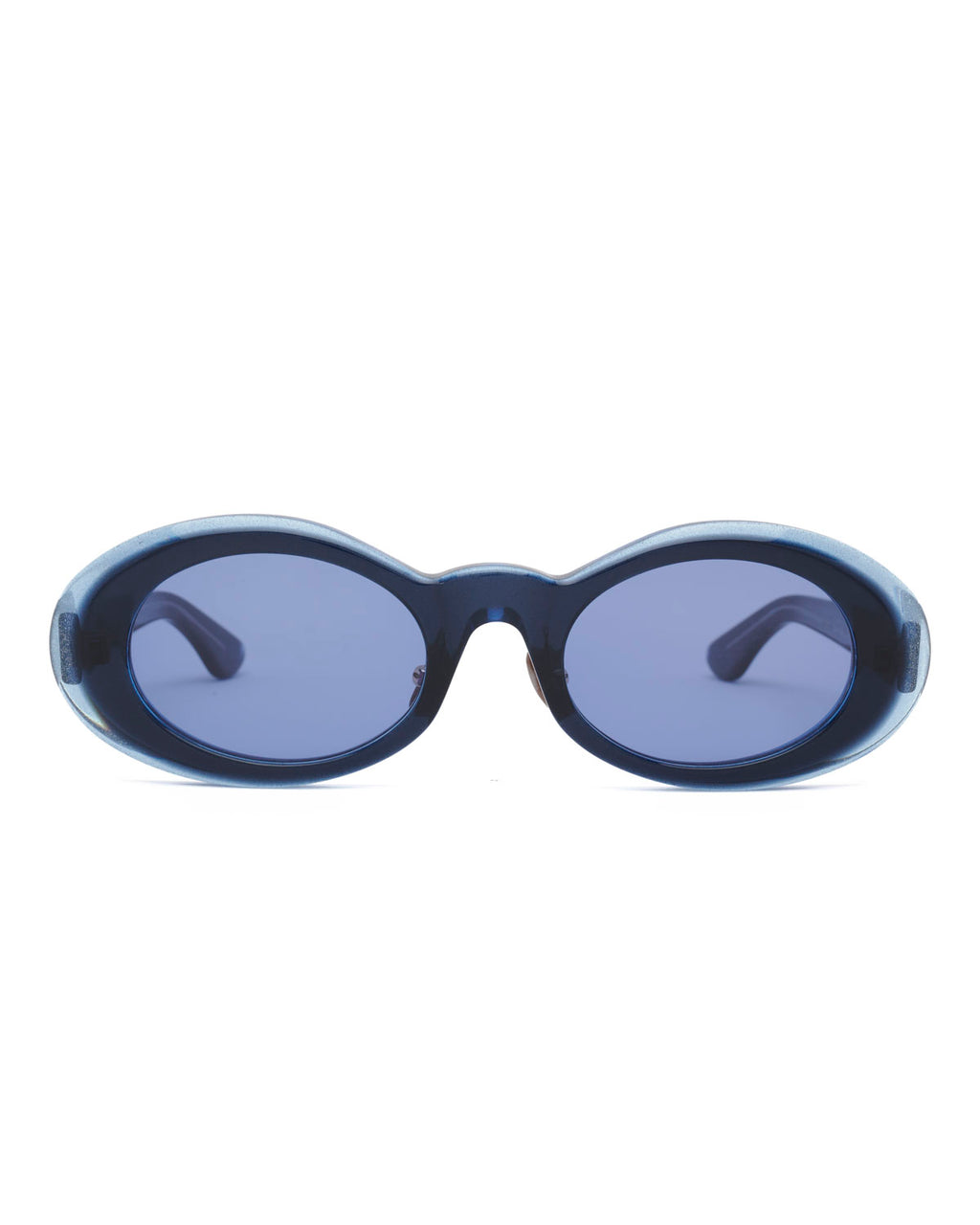 Oyster Post Modern Primitive Eye Protection - Blue Glitter