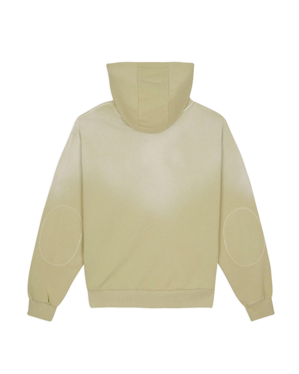 Padded Elbow Zip-Up Hoodie - Sand 5