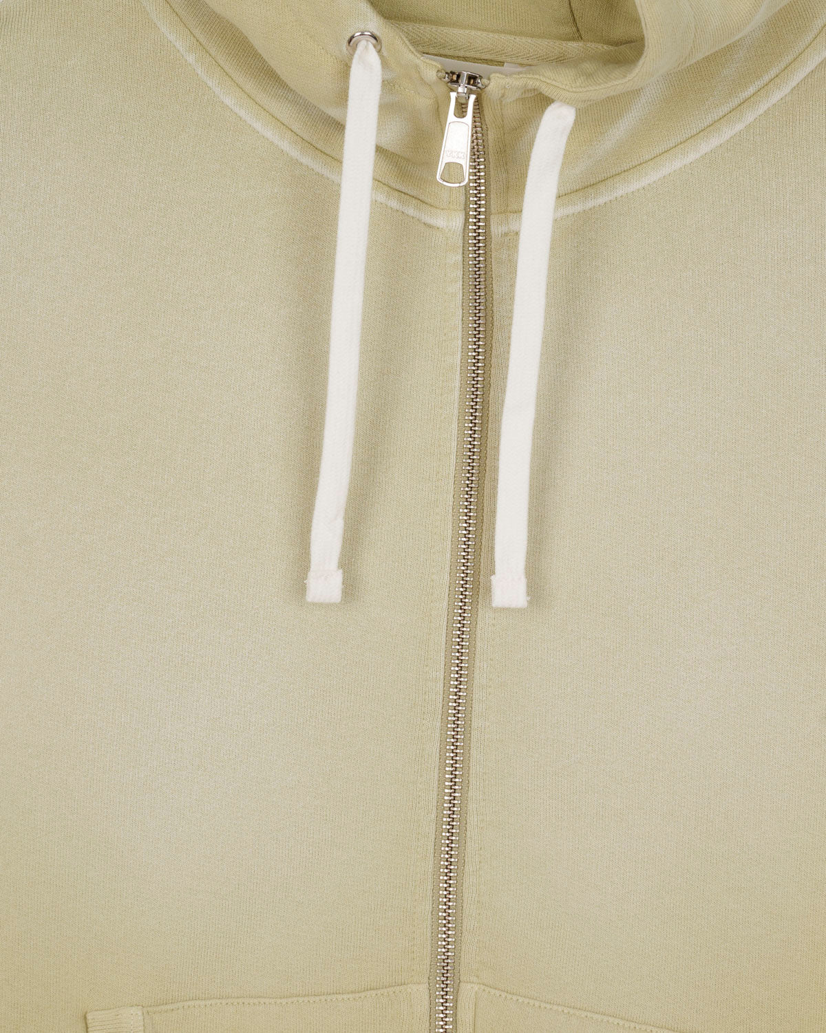 Padded Elbow Zip-Up Hoodie - Sand 3