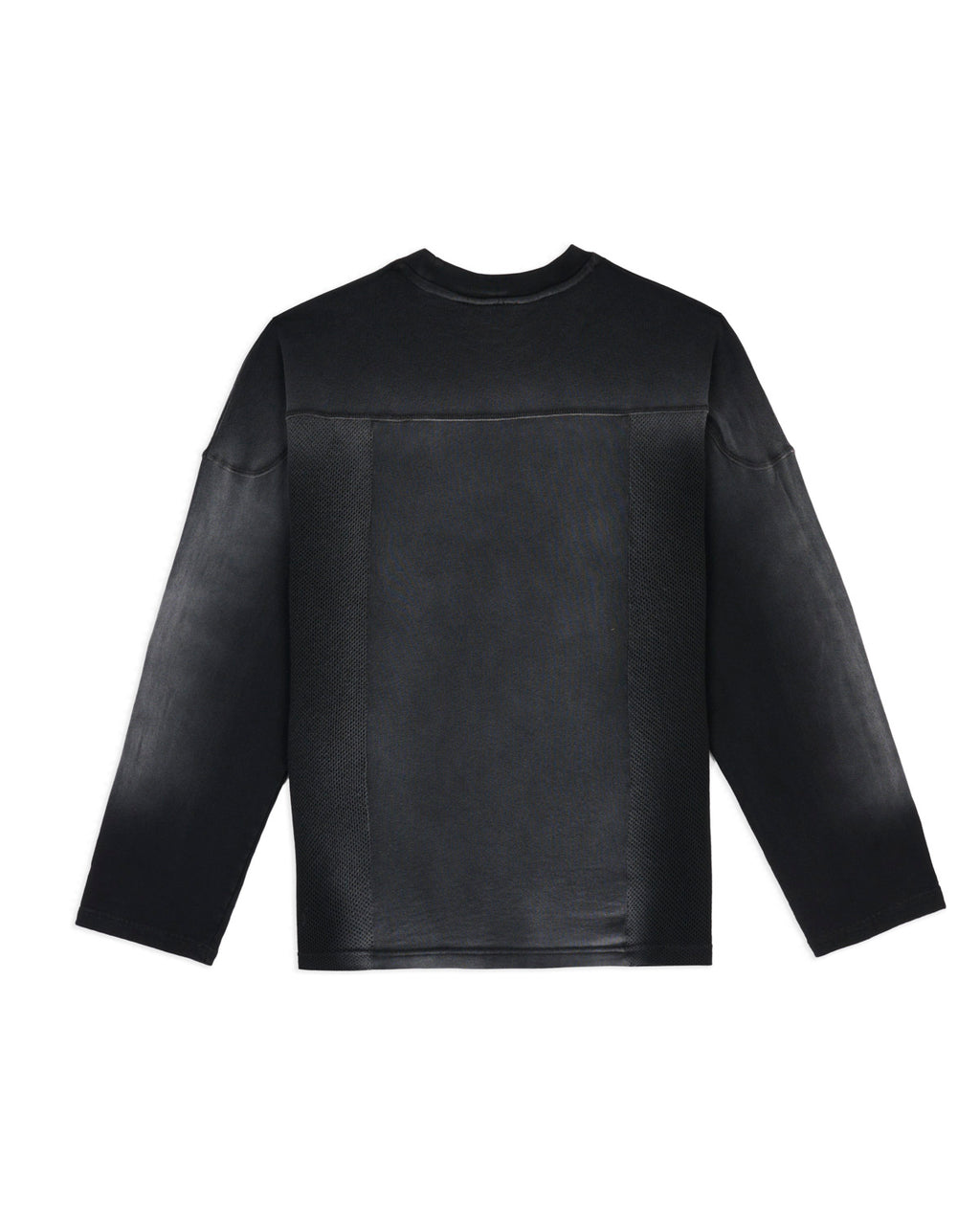 Paneled Pigment Football Shirt - Black 5