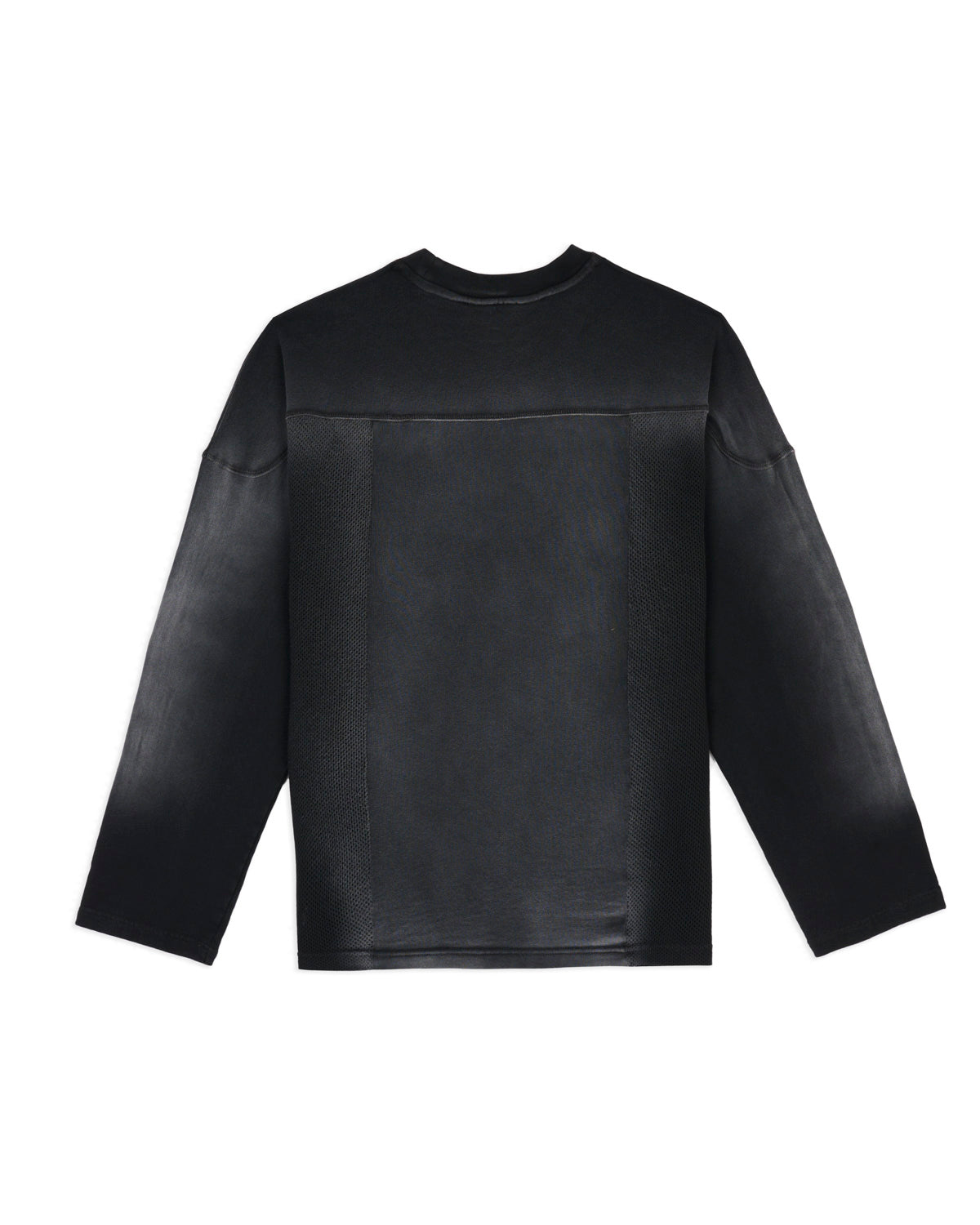 Paneled Pigment Football Shirt - Black 5