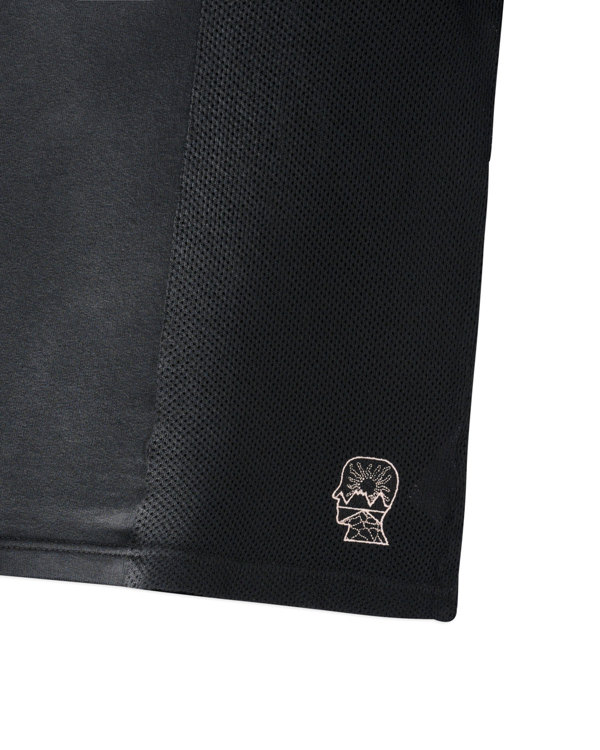 Paneled Pigment Football Shirt - Black 3
