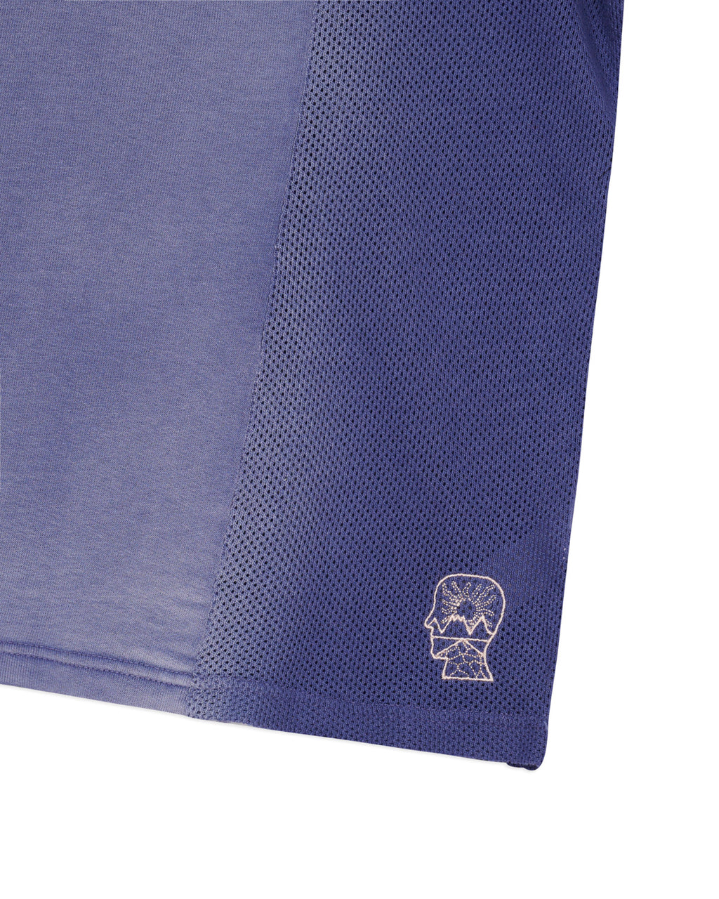 Paneled Pigment Football Shirt - Navy 3