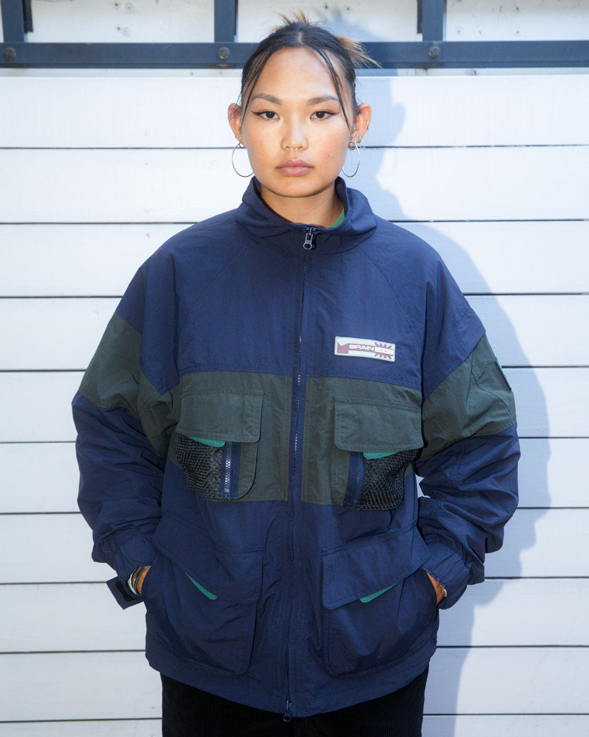 Paneled Snow Jacket - Navy 9