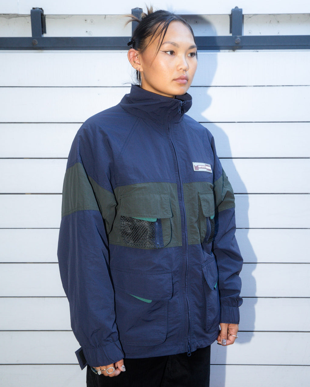 Paneled Snow Jacket - Navy 5