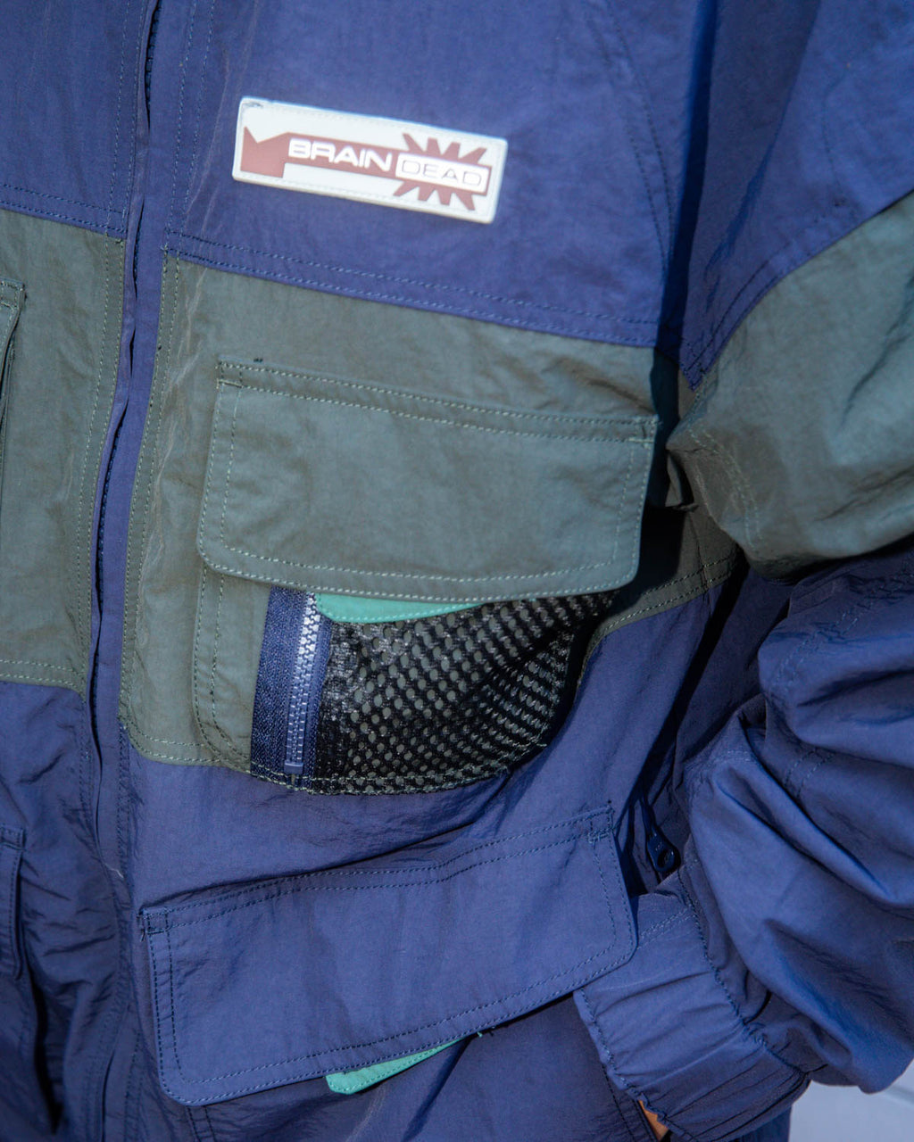 Paneled Snow Jacket - Navy 7