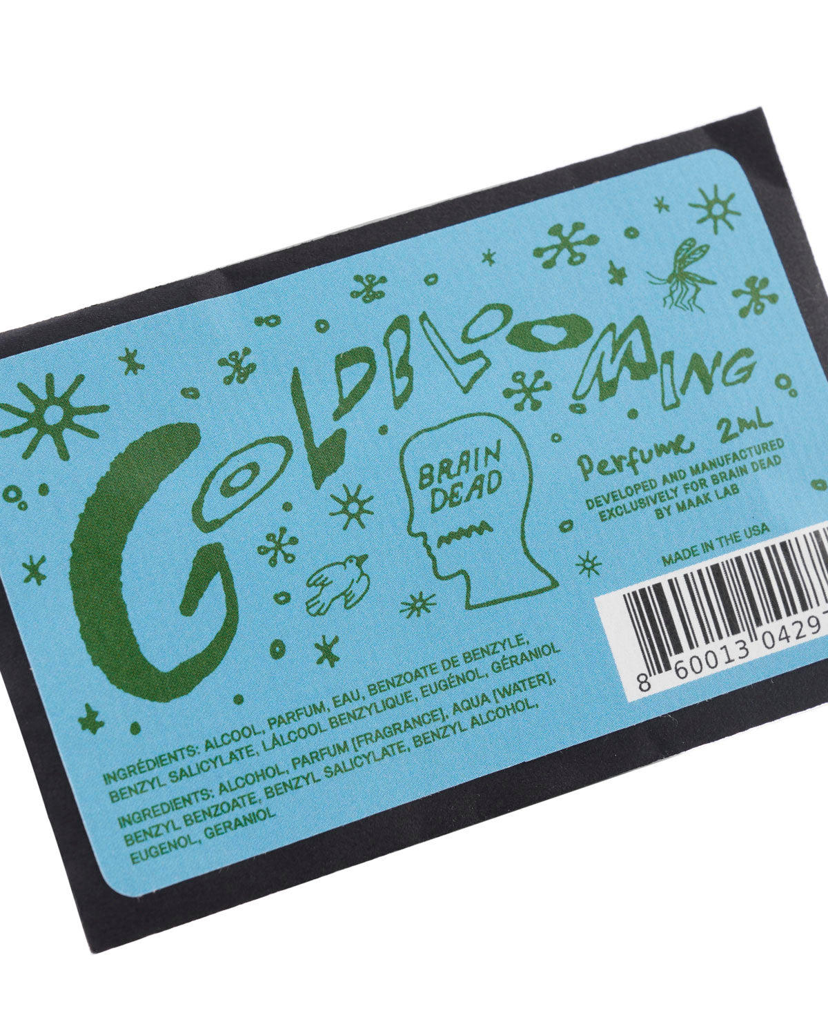 Brain Dead x Jeff Goldblum Goldblooming Perfume - 2ml 3