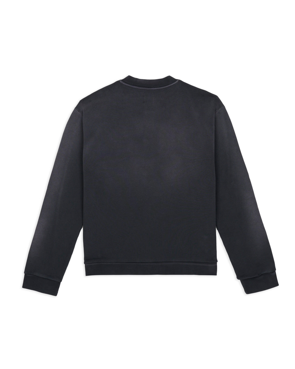 Pigment Dyed French Terry Cardigan - Washed Black 5