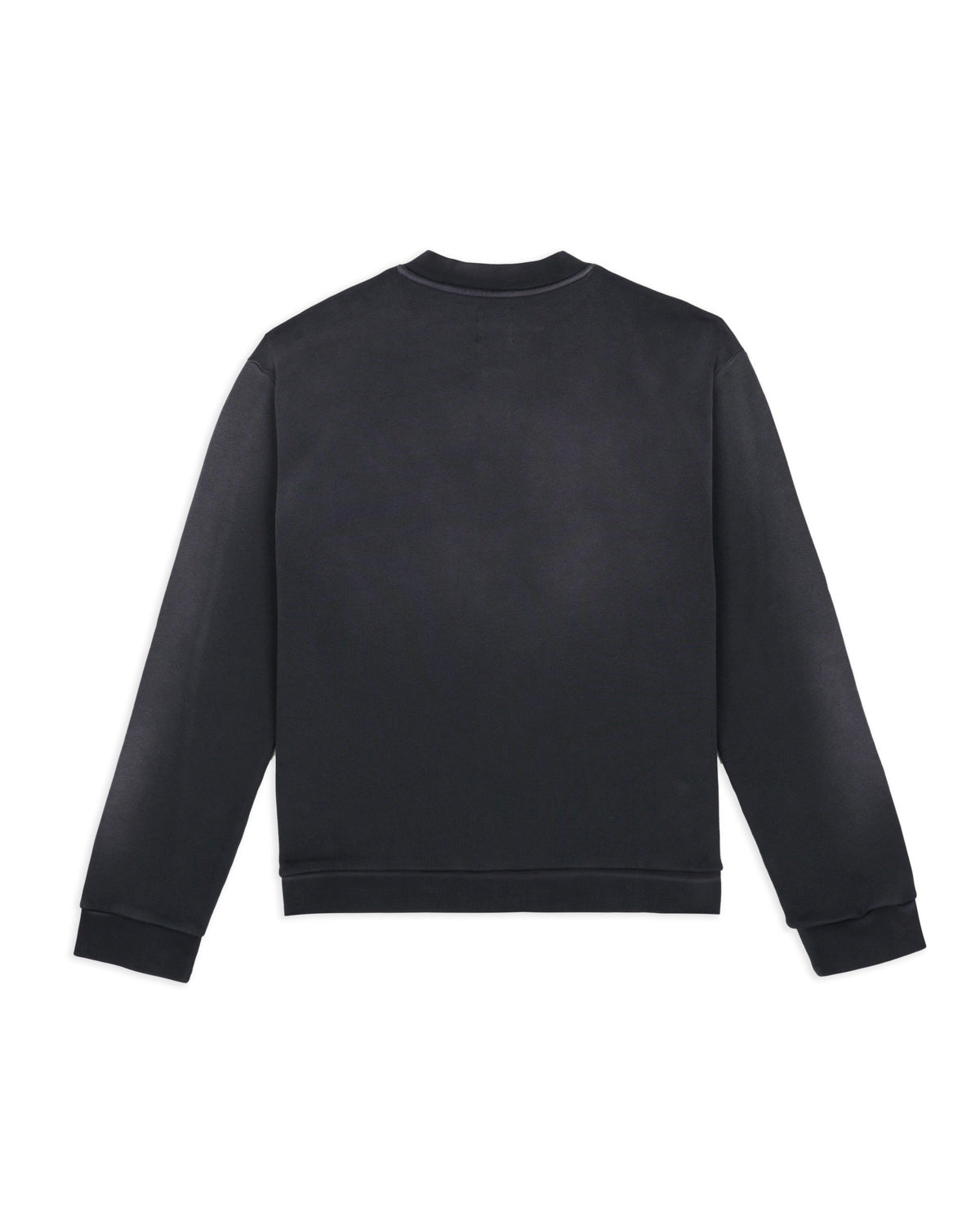 Pigment Dyed French Terry Cardigan - Washed Black 5