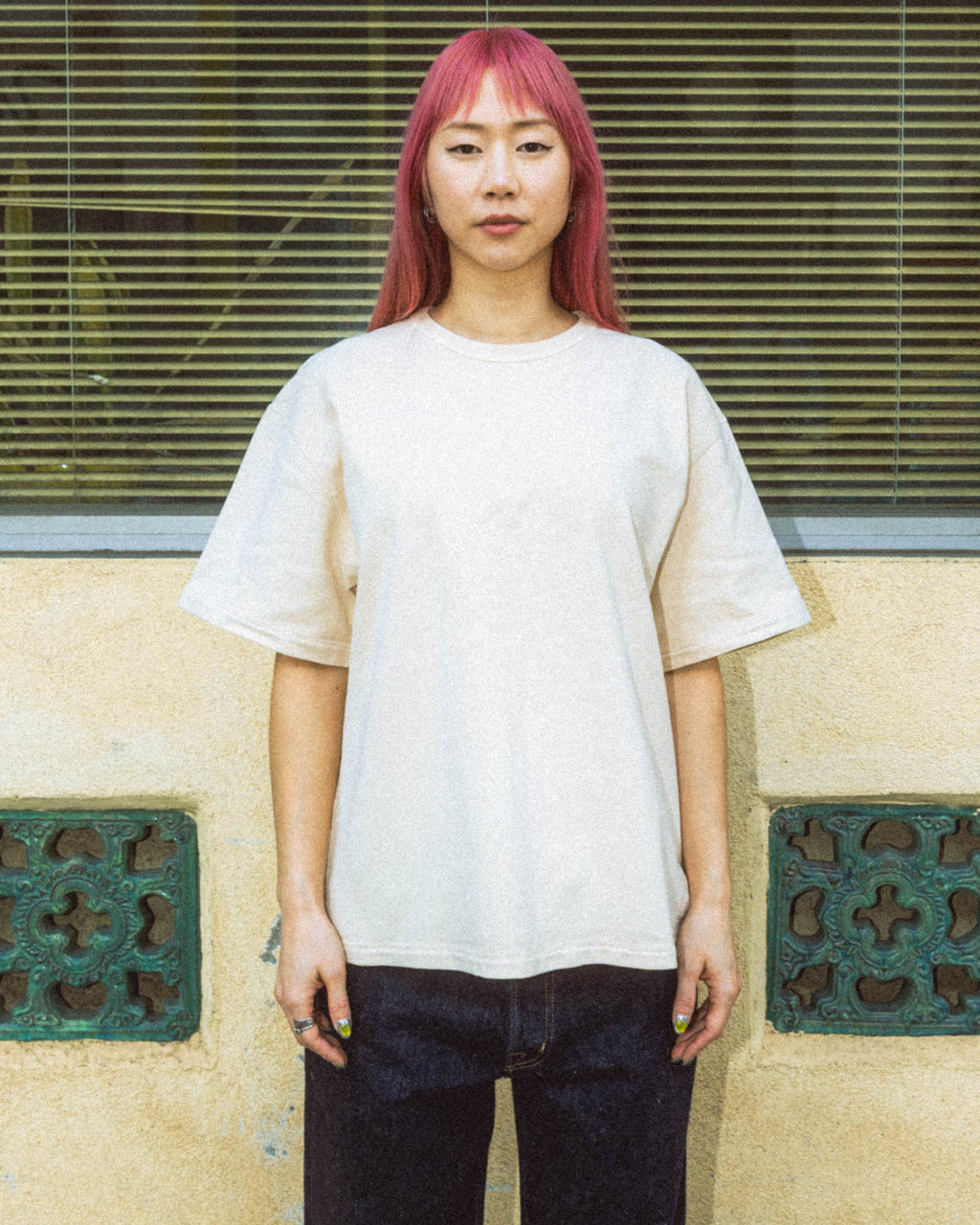 Pigment Pique T-shirt - Natural 6