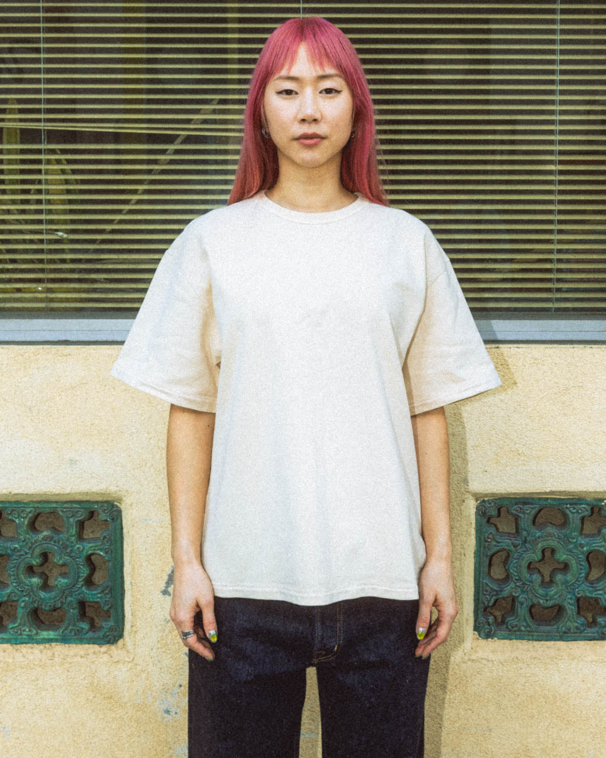 Pigment Pique T-shirt - Natural 6