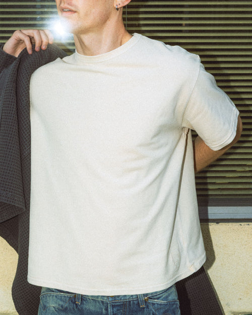 Pigment Pique T-shirt - Natural 2