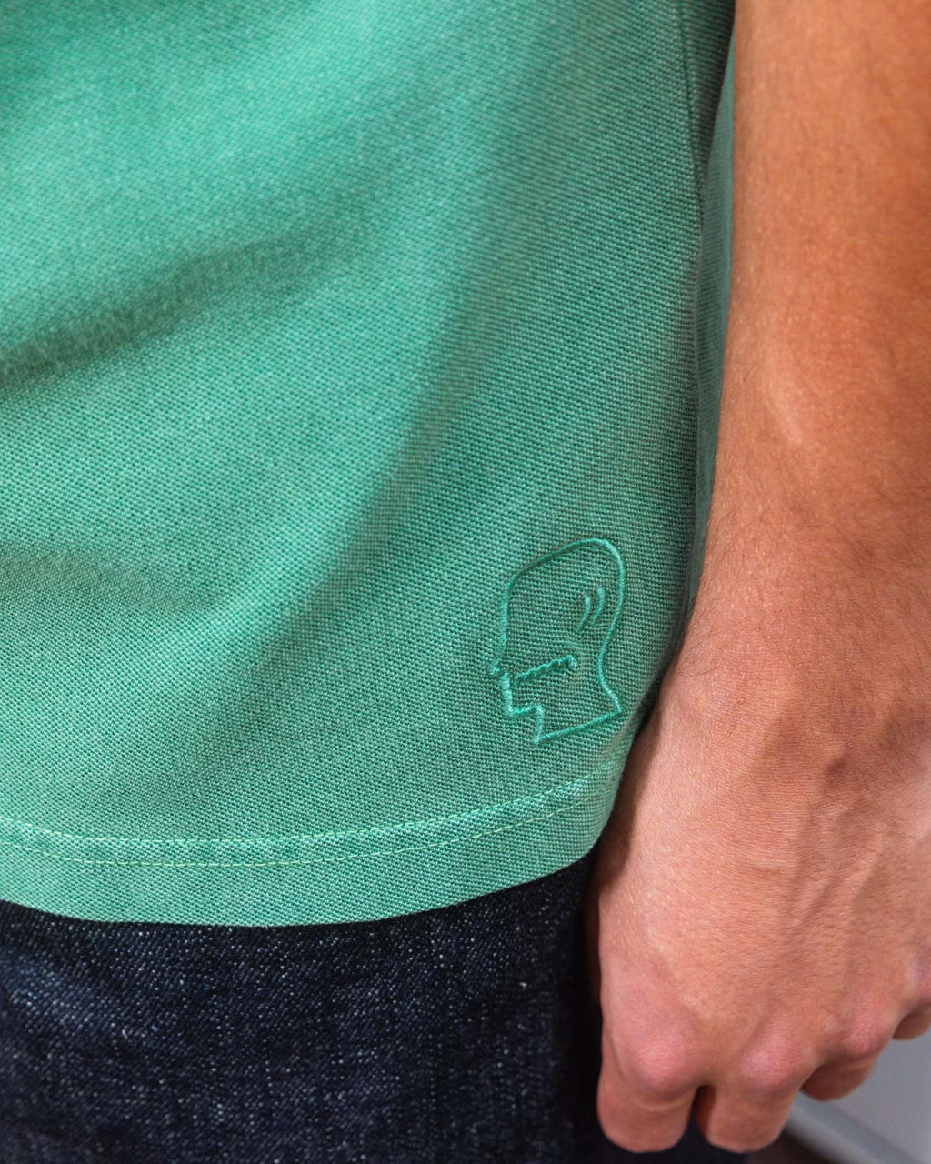 Pigment Pique T-shirt - Seafoam 4