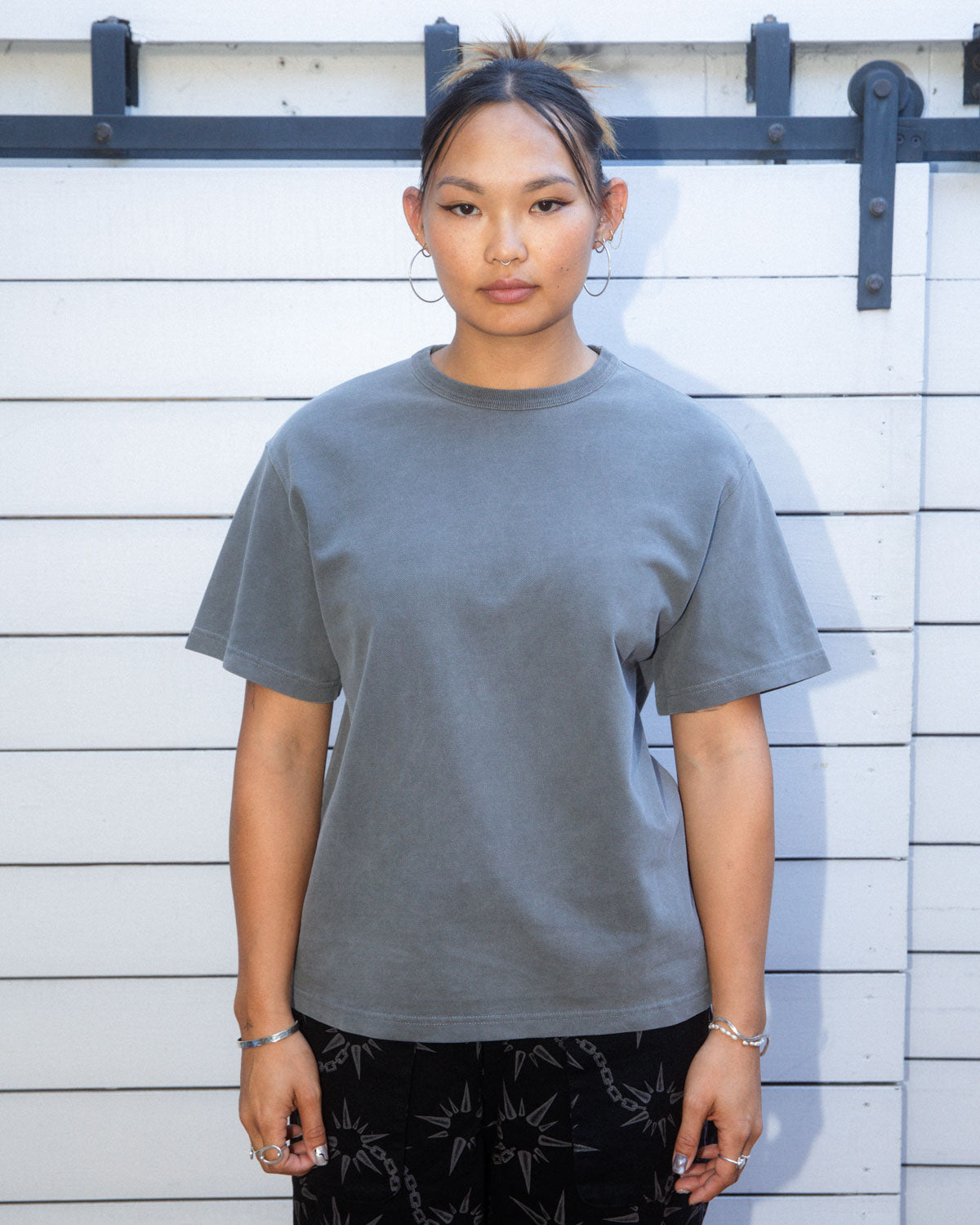 Pigment Pique T-shirt - Washed Black – Brain Dead