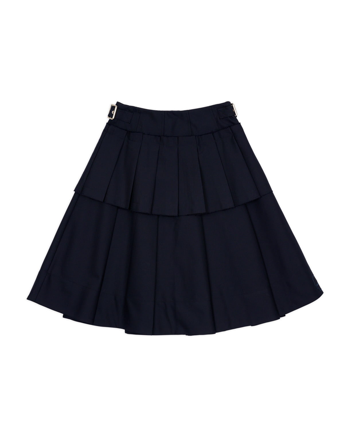 Pleated Skirt - Midnight Blue 1