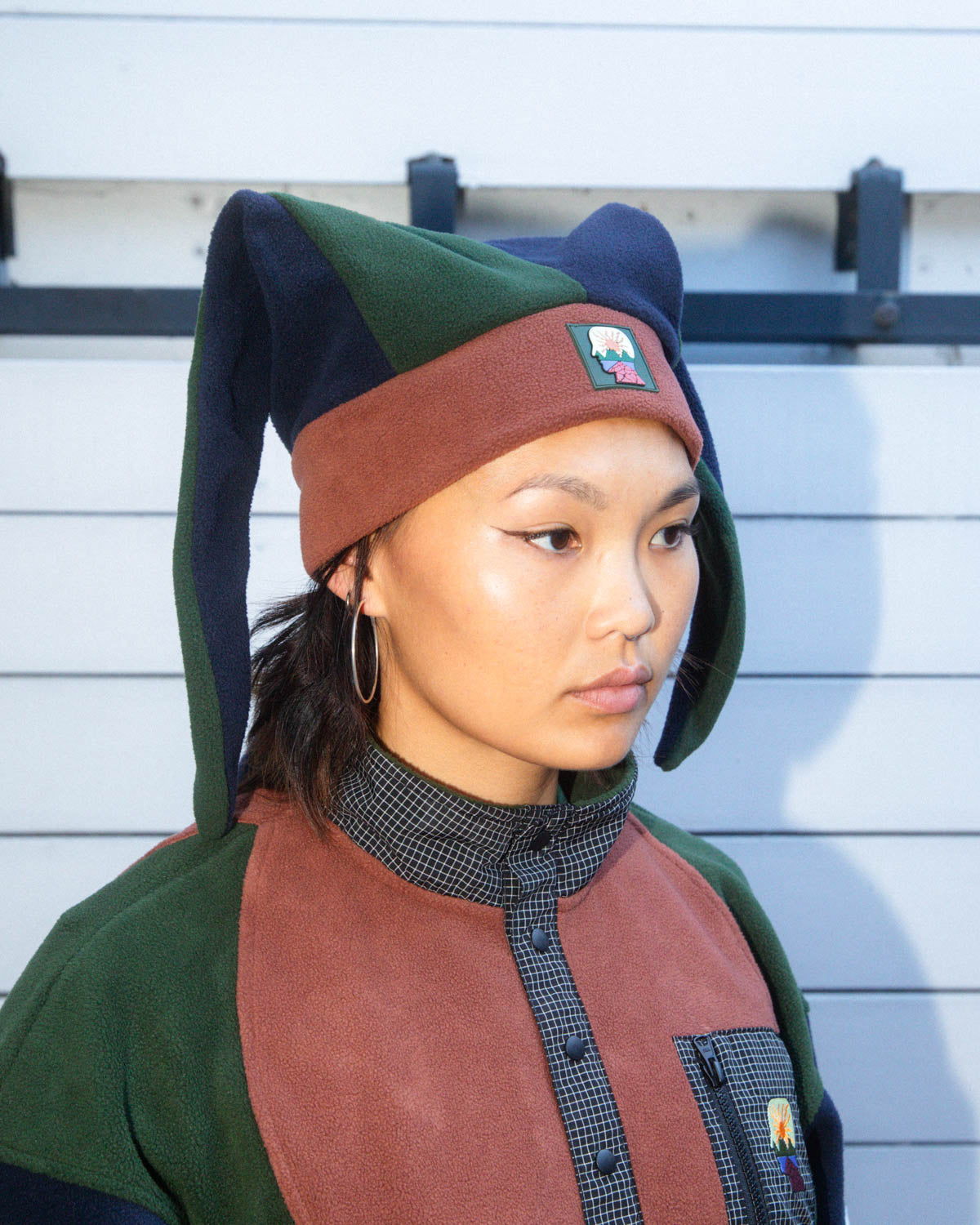 Polar Fleece Jester Beanie - Multi – Brain Dead