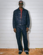 Type 00 15.5oz Selvedge Denim Pant - Rinsed Indigo 2