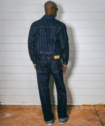 Type 00 15.5oz Selvedge Denim Pant - Rinsed Indigo 6