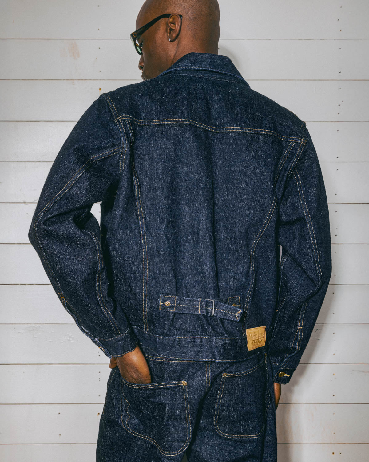 Type 00 15.5oz Selvedge Denim Pant - Rinsed Indigo 12